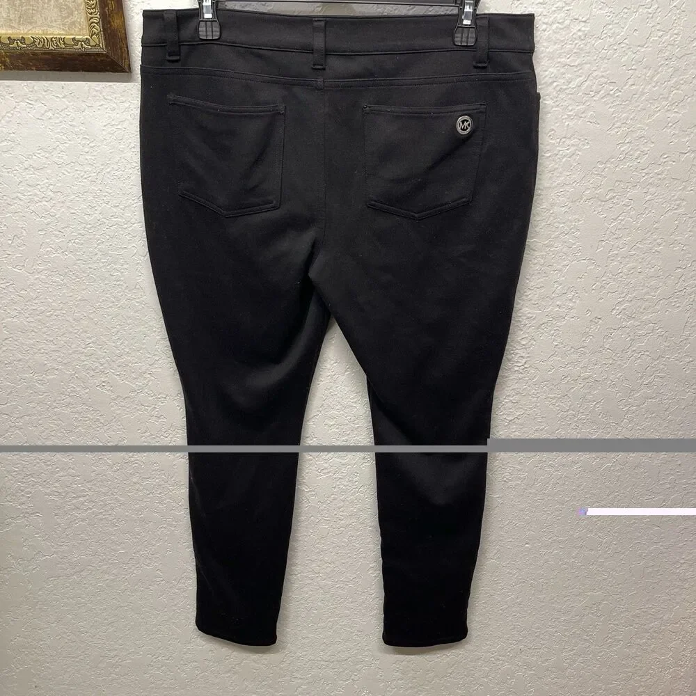 Michael Kors Pants Black Plus Size 10 Women’s Stretch Soft Slim Leg, Pilling